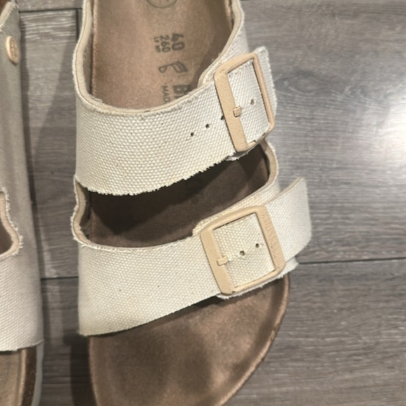 Birkenstock Arizona Rivet Logo Vegan Canvas Womens size 40. - Picture 7 of 10